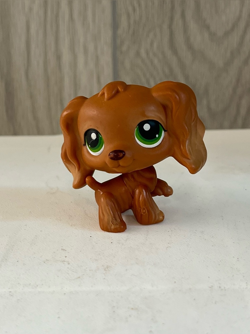 Littlest Pet Shop 2006 Cocker Spaniel Pup #252 Green Eyes Loose Target